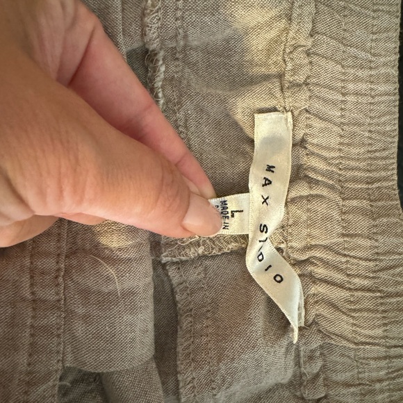 Linen Mini Skirt - Picture 5 of 7